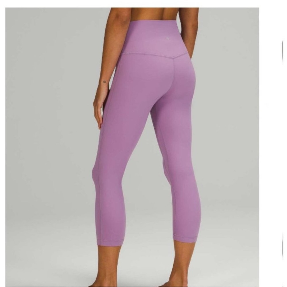 Lululemon Align High-Rise Crop Wisteria Purple Sz 4